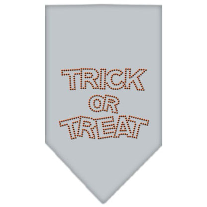 Bandana de Halloween para mascotas y perros con diamantes de imitación, "Truco o trato"