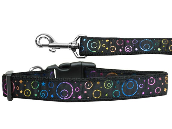 Collar o correa de nailon para perros y gatos, "Galactic Shimmer"