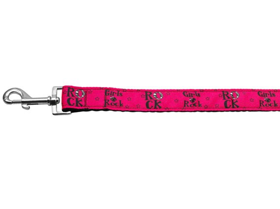 Collar o correa de nailon para perros y gatos, "Girls Rock"