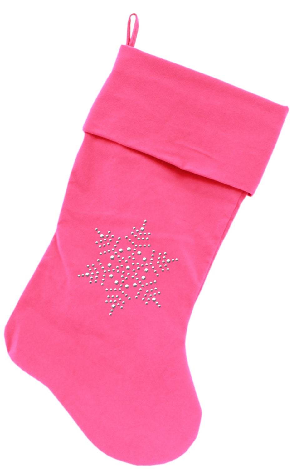 Christmas Stocking Rhinestone, "Snowflake"