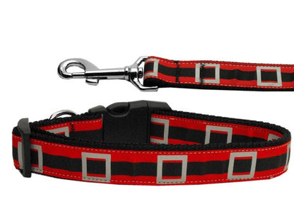 Collar o correa de nailon para perros y gatos con diseño navideño, "Santa Belt"