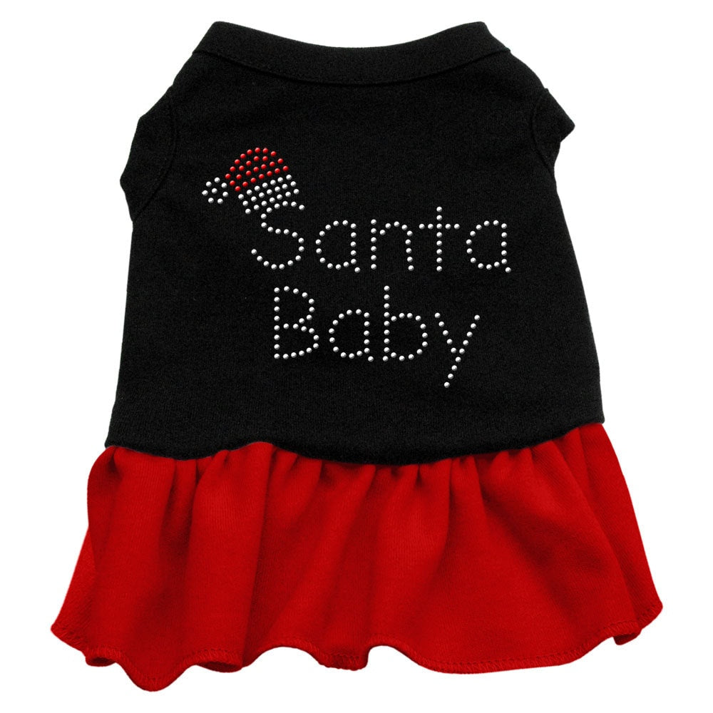 Christmas Dog Dress, "Santa Baby"