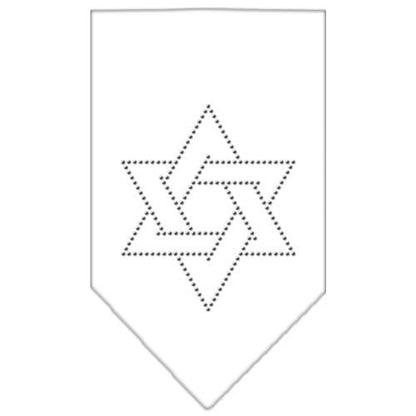 Pet and Dog Bandana Rhinestone, "Star Of David"