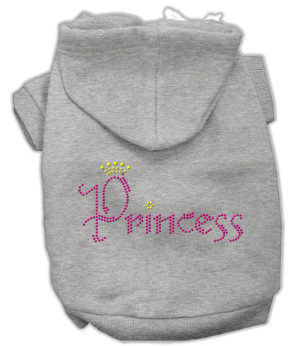 Pet, Dog & Cat Hoodie Rhinestone, "Princess"