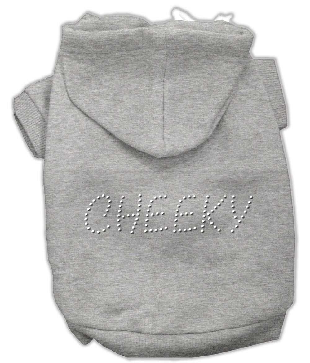 Pet, Dog & Cat Hoodie Rhinestone, "Cheeky"