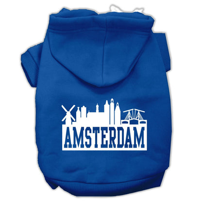 Pet Hoodie "Amsterdam Skyline"