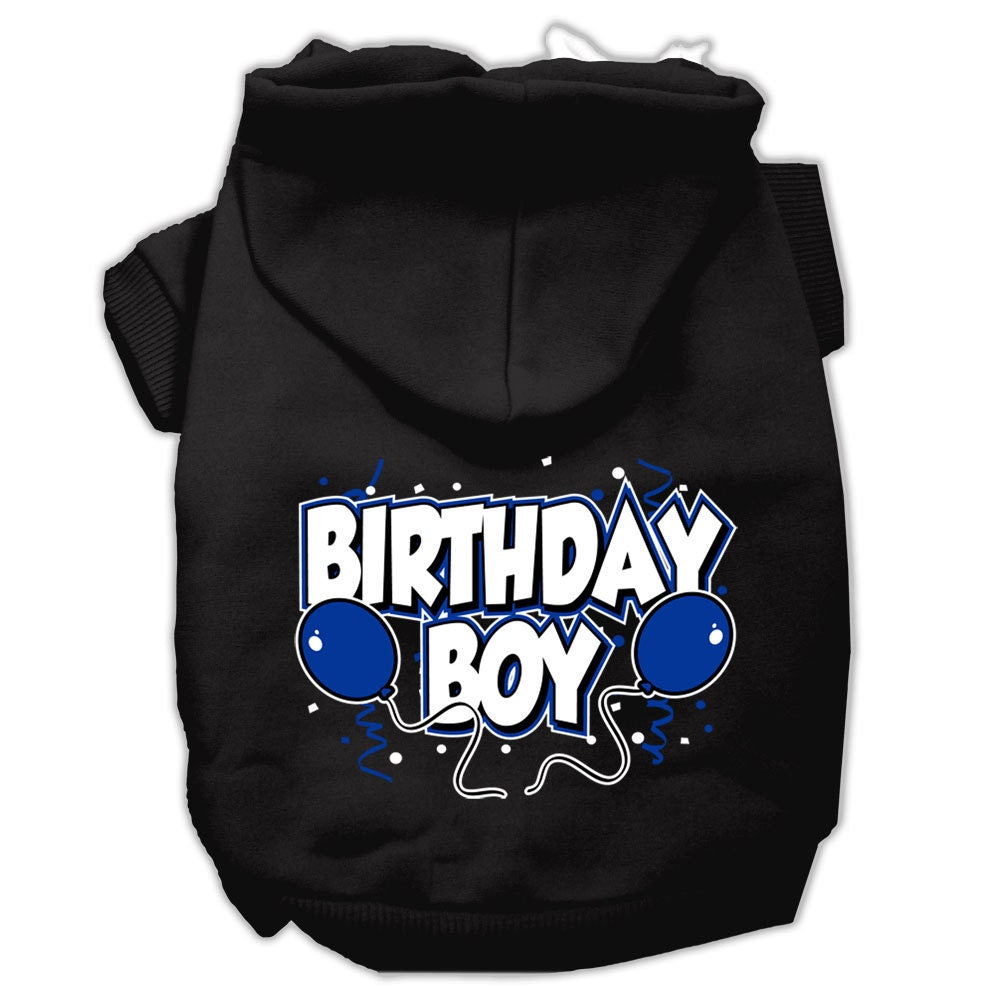 Sudadera con capucha para mascotas, perros y gatos con serigrafía "Birday Boy"