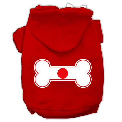 Pet Hoodie "Bone Flag Japan"