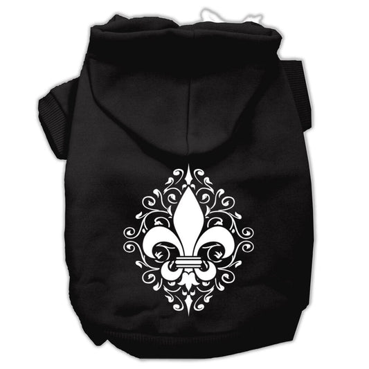 Pet Hoodie "Henna Fleur De Lis"