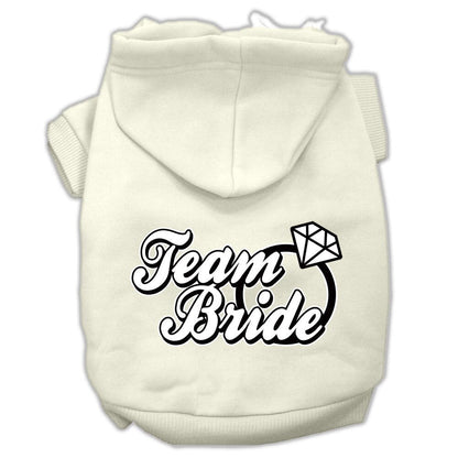 Pet Hoodie "Team Bride"