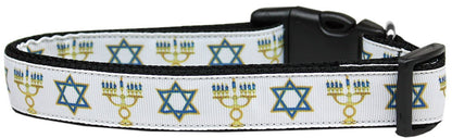 Collar o correa de nailon para perros y gatos de Hanukkah, "Tradiciones judías"