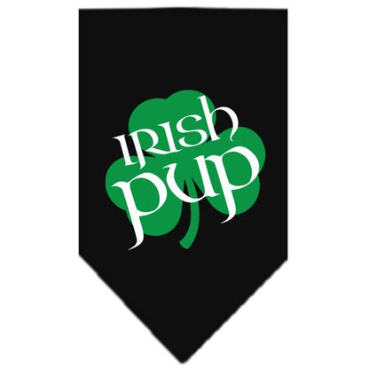 Bandana para mascotas y perros serigrafiada con la frase "Irish Pup"