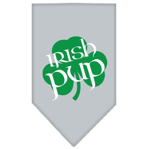 Bandana para mascotas y perros serigrafiada con la frase "Irish Pup"