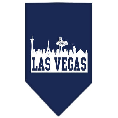 Bandana para mascotas y perros serigrafiada con el "Horizonte de Las Vegas"