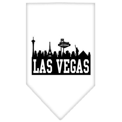 Bandana para mascotas y perros serigrafiada con el "Horizonte de Las Vegas"