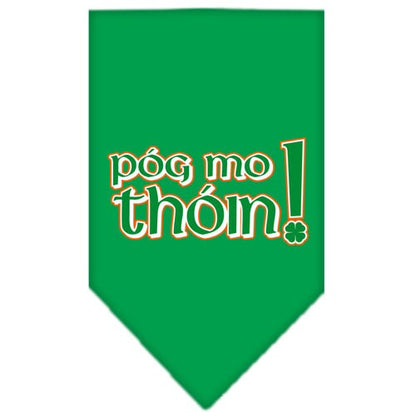 Pet and Dog Bandana Screen Printed, "Pog Mo Thoin"