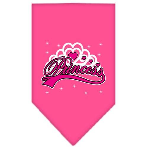 Bandana para mascotas y perros serigrafiada con la frase "Soy una princesa"