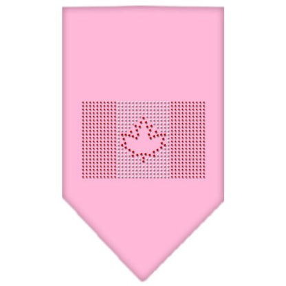 Bandana para mascotas y perros con diamantes de imitación, "bandera canadiense"