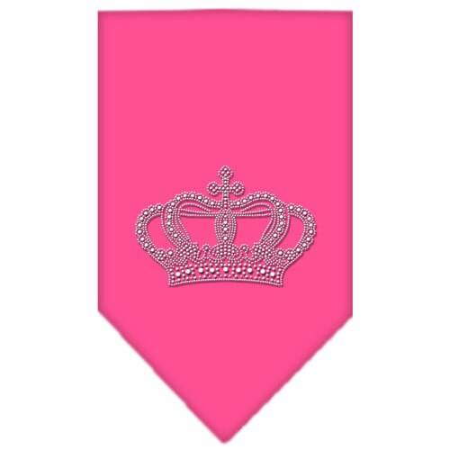 Bandana para mascotas y perros con diamantes de imitación, "Corona"