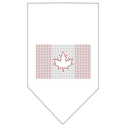 Bandana para mascotas y perros con diamantes de imitación, "bandera canadiense"