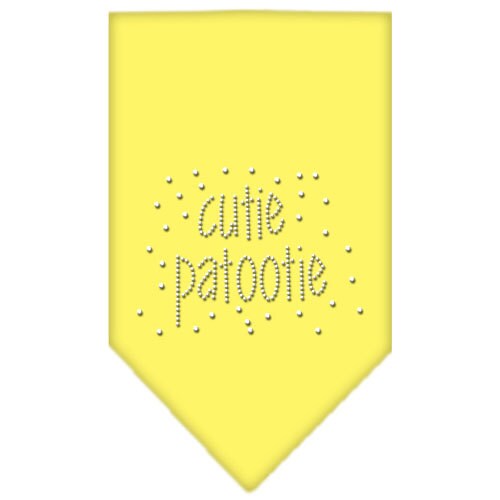 Bandana para mascotas y perros con diamantes de imitación, "Cutie Patootie"