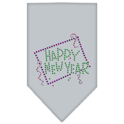 Pet and Dog Bandana Rhinestone, "Happy New Year"