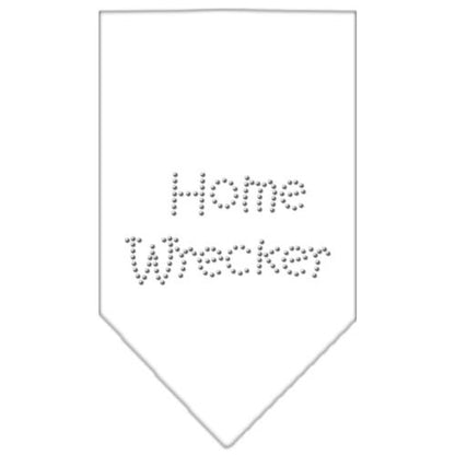 Bandana para mascotas y perros con diamantes de imitación, "Home Wrecker"