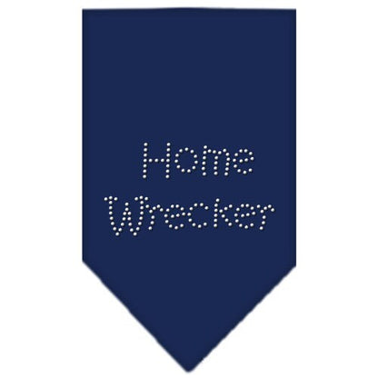 Bandana para mascotas y perros con diamantes de imitación, "Home Wrecker"