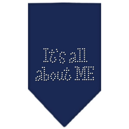 Bandana para mascotas y perros con diamantes de imitación, "It's All About Me"