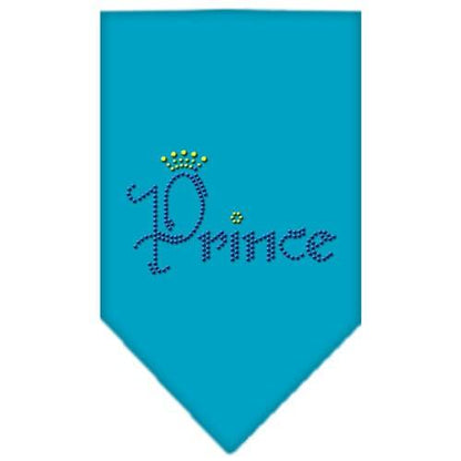 Bandana para mascotas y perros con diamantes de imitación, "Prince"