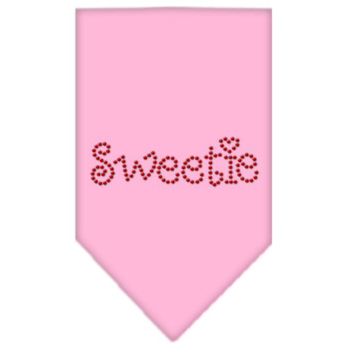 Bandana para mascotas y perros con diamantes de imitación, "Sweetie"