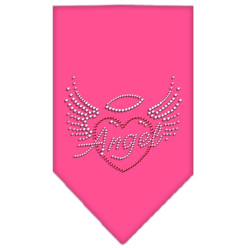 Bandana para mascotas y perros con diamantes de imitación, "Corazón de ángel"