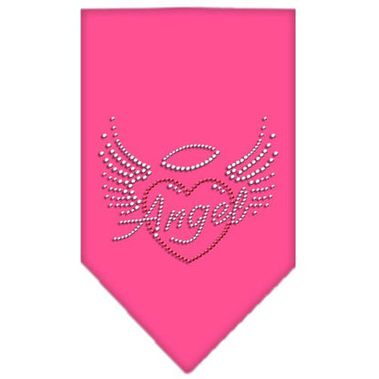 Bandana para mascotas y perros con diamantes de imitación, "Corazón de ángel"