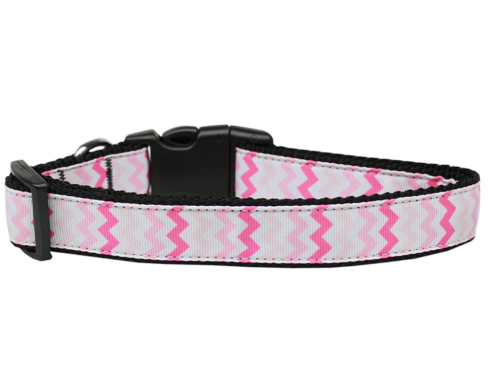 Collar o correa de nailon para perros y gatos, "Sweet Chevron"