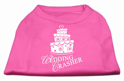 Camiseta para perros y gatos con serigrafía "Wedding Crasher"