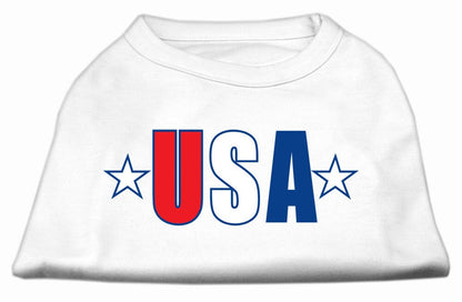 Camiseta para perros y gatos con serigrafía "USA Star"