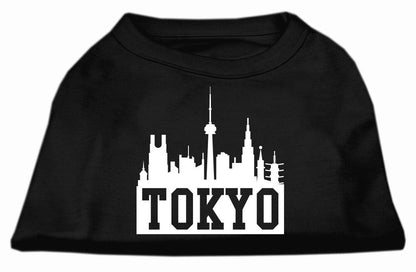 Camiseta para perros y gatos con serigrafía "Tokyo Skyline"