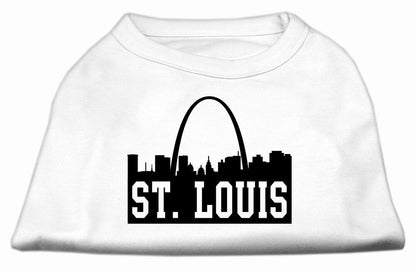 Camiseta para perros y gatos con serigrafía "St. Louis Skyline"