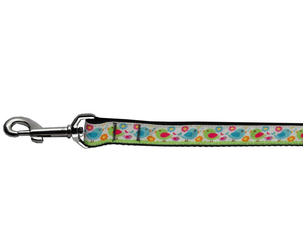 Pet Dog & Cat Nylon Collar or Leash, "Chirpy Chicks"