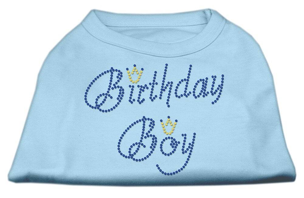 Camiseta para perro y gato con diamantes de imitación, "Cumpleañero"