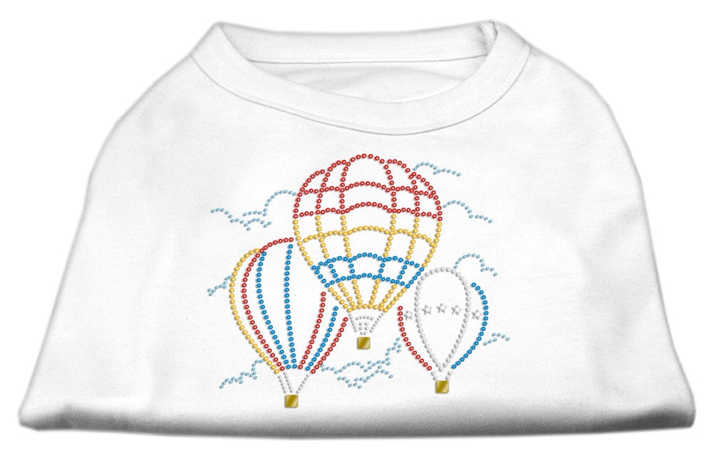 Pet Dog & Cat Shirt Rhinestone, "Hot Air Balloon"