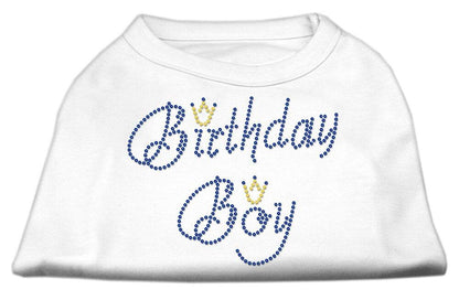 Camiseta para perro y gato con diamantes de imitación, "Cumpleañero"