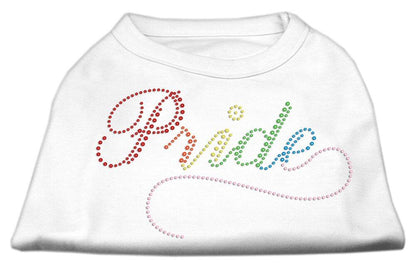 Camiseta para perros y gatos con diamantes de imitación, "Rainbow Pride"