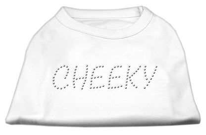 Camiseta para perros y gatos con diamantes de imitación, "Cheeky"