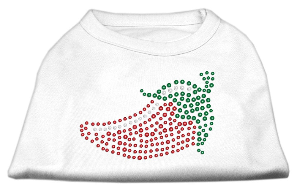 Camiseta para perros y gatos con diamantes de imitación, "Chili Pepper"