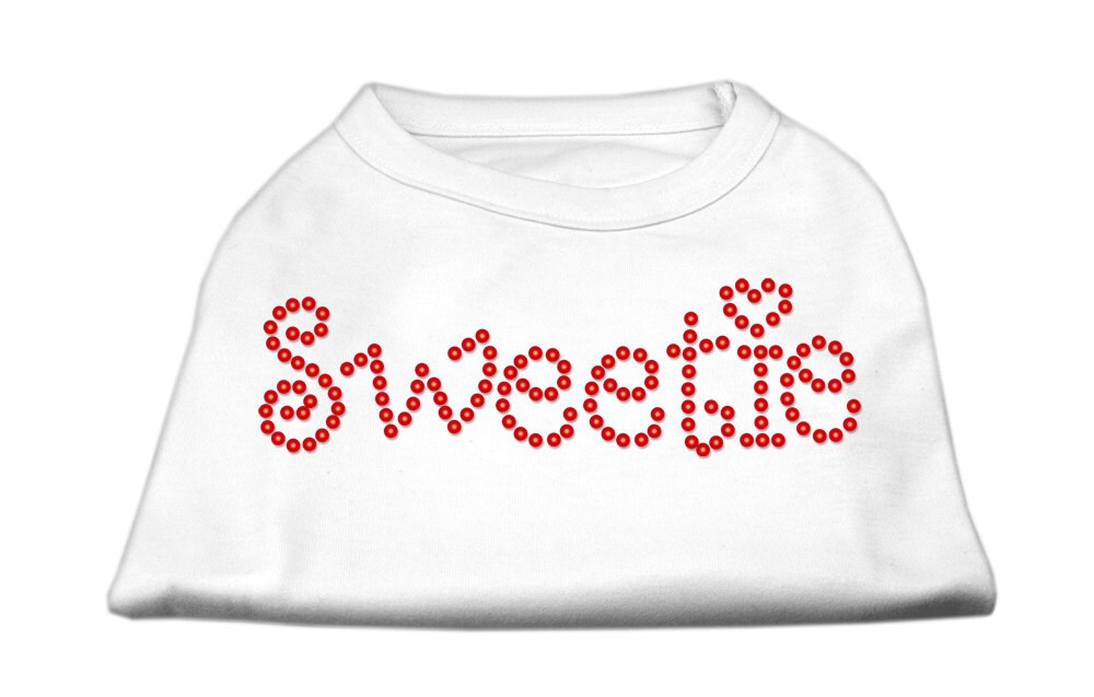 Pet Dog & Cat Shirt Rhinestone, "Sweetie"