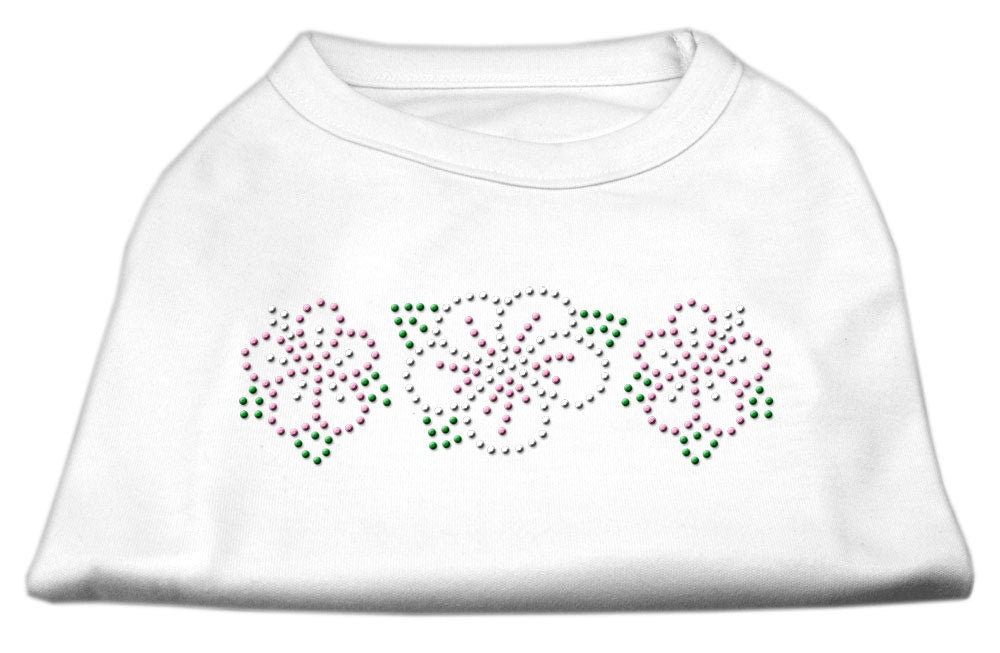 Pet Dog & Cat Shirt Rhinestone, "Tropical Flower"