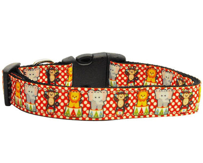 Collar o correa de nailon para perros y gatos, "Circus Smirkus"