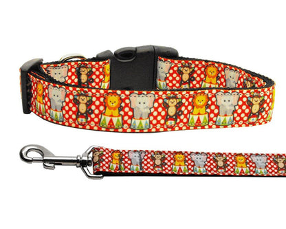 Collar o correa de nailon para perros y gatos, "Circus Smirkus"