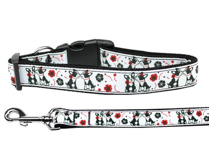 Collar o correa de nailon para perros y gatos, "French Love"